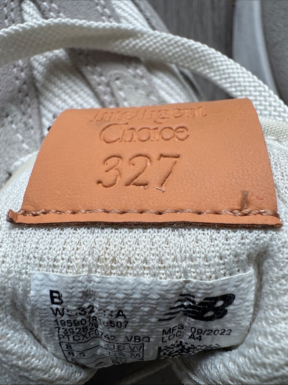 adidas Cream and Tan Retro Runner Sneakers 327 style - Picture 12 of 12